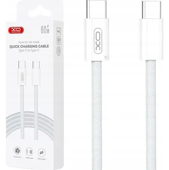 Datový kabel Kabel XO USB typ C - USB typ C 1 m bílý