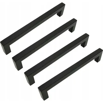 Nábytkové kování Nábytková úchytka B&B klasická černá matná 17,2 cm 160 mm