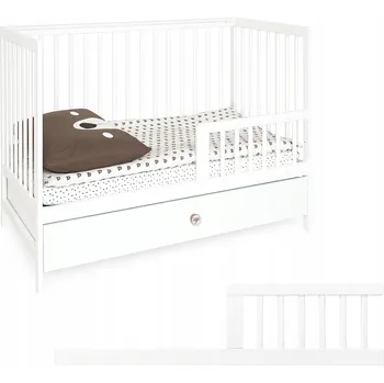 Dětská postýlka Dřevěná postýlka ATB Meble Dodo 60 x 120 cm bílá