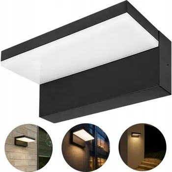 Venkovní osvětlení VENKOVNÍ NÁSTĚNNÉ FASÁDNÍ SVÍTIDLO LED 9W IP44 NA TERASA BALKON