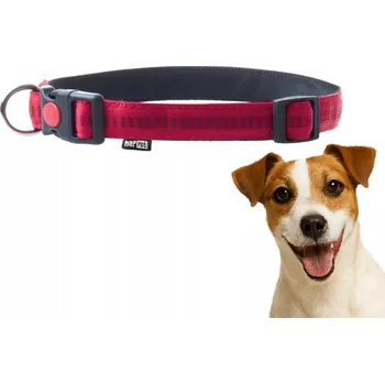 Obojek pro psa Obojek pro psa Soft Style Happet červený M 1.5 cm