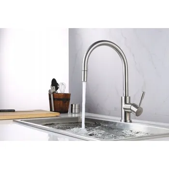 Vodovodní baterie Kuchyňská stojánková baterie Blue Water Lima stříbrná