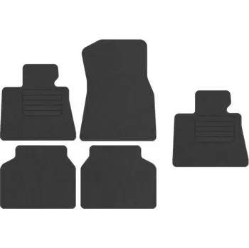 autokoberec Kobercové rohožky Edecor velurové 5 ks