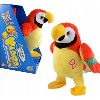 plyšák Plyšová Hračka Madej 2591 mluvící papoušek Klára