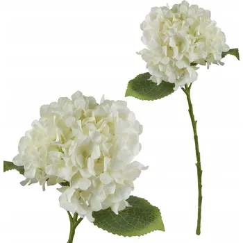 umělá květina Umělá hortenzie VIRIDIS 53 cm, bílá květina