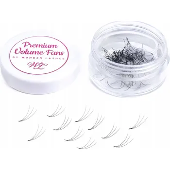 Péče o řasy a obočí PREMIUM 3D ŘASY V TRSECH D0,7X13 MM V KELÍMKU