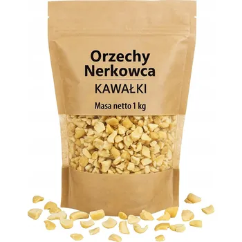 Kešu ořechy kousky 1 kg 1000g PŘÍRODNÍ CHUTNÉ KEŠU