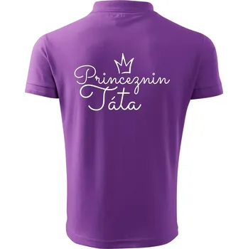 Pánská košile Princeznin táta - Polokošile pánská Pique Polo 203 - XL ( Fialová )