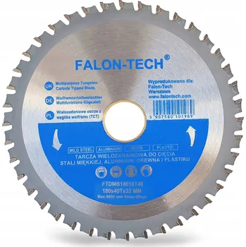 Vrták Víceúčelový kotouč Falon-Tech 180x32x1,8 mm