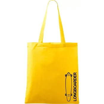 Longboard na výšku - Taška bavlněná - 42 x 38 cm ( Žlutá )