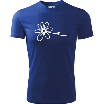 Chlapecké tričko Kopretina - Dětské triko sportovní (dresovina) - 158 cm/12 let ( Královská modrá )