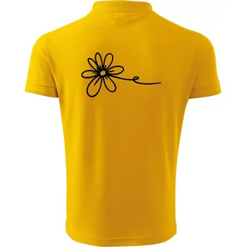 Pánská košile Kopretina - Polokošile pánská Pique Polo 203 - 2XL ( Žlutá )