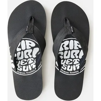 Pánské žabky Nazouváky Ripcurl Ripper Bloom černé, velikost 43