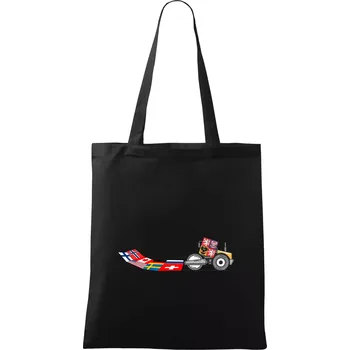 Hokej ČR válec - Taška bavlněná - 42 x 38 cm ( Černá )