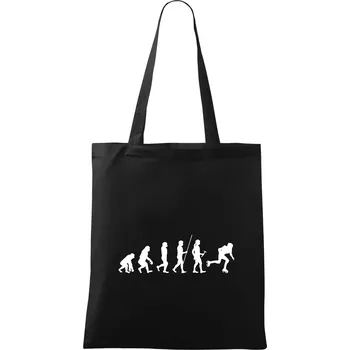 Evoluce inline žena - Taška bavlněná - 42 x 38 cm ( Černá )
