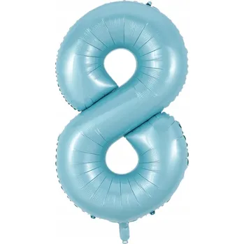 Balónek Fóliový balónek Číslice 8 modrá, 100 cm (40 palců)