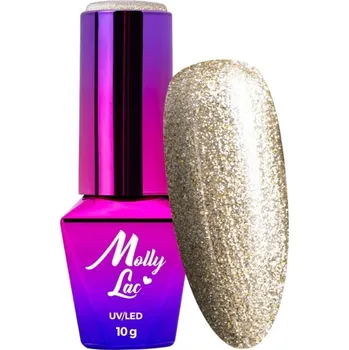 Přípravek na nehty Hybridní lak na nehty MOLLYLAC 10g Queens Of My First Million Č.37