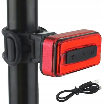 Cyklosvítilna SVĚTLO ZADNÍ NA KOLO JET 100lm USB SILNÉ