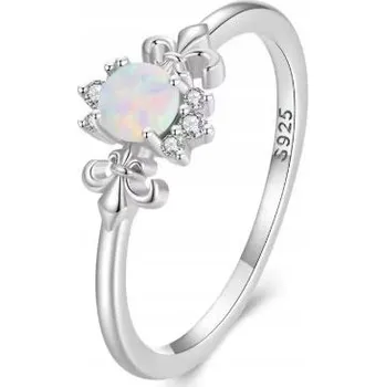 Prsten Opálový Prstýnek ze stříbro 925 s větvičkami vel 17