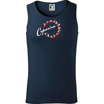 Capoeira cviky v kruhu - Tílko pánské Core - 2XL ( Námořní modrá (velmi tmavá - téměř černá) )