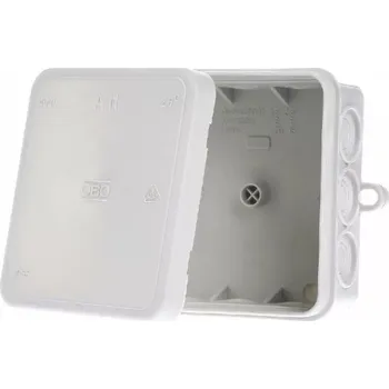 Elektroinstalační krabice Elektroinstalační krabice na omítku OBO Bettermann 85 x 85 x 40 mm
