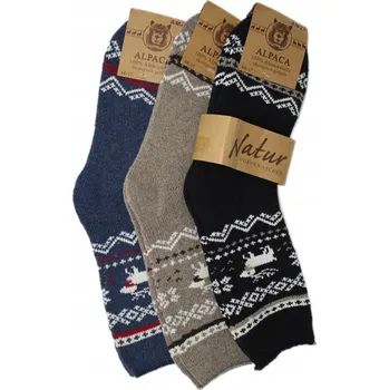 Pánské oblečení AMZF Teplé, silné, barevné Ponožky velikosti 44-46