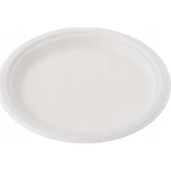 Talíř Papírové talíře na jedno použití bílé velké 22,5 cm