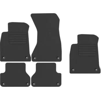 autokoberec Kobercové rohožky Edecor velurové 5 ks