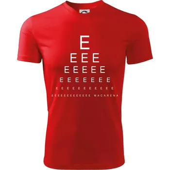 Chlapecké oblečení EEE macarena - Dětské triko sportovní (dresovina) - 122 cm/6 let ( Červená )