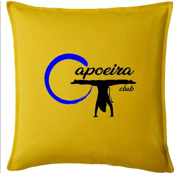 Polštář Capoeira club - bojovník - Polštář 50x50 - 50x50 - Pouze potah ( Žlutá )