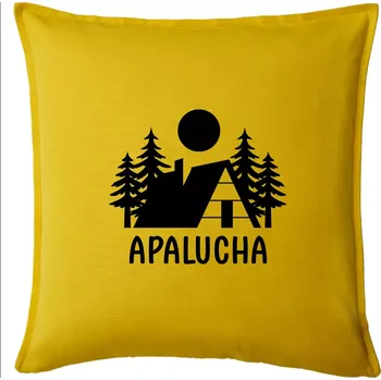 Polštář Apalucha chalupa - Polštář 50x50 - 50x50 - Pouze potah ( Žlutá )