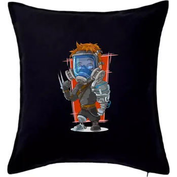 Polštář Vesmírný voják červený - Polštář 50x50 - 50x50 - Pouze potah ( Černá )