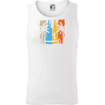 Paddleboard vintage - Tílko pánské Core - S ( Bílá )