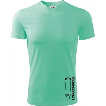 Chlapecké oblečení Longboard na výšku - Dětské triko sportovní (dresovina) - 158 cm/12 let ( Mátová )