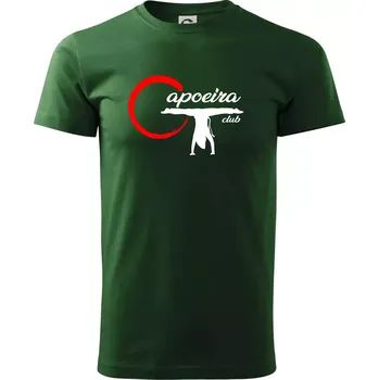 Capoeira club - bojovník - Triko extra velké (5-8XL) - 8XL ( Lahvově zelená )