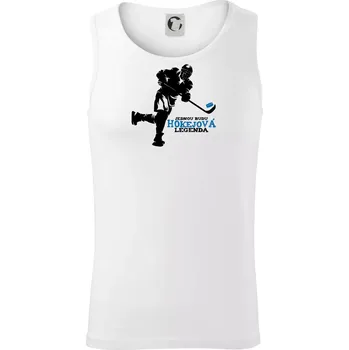 Jednou budu hokejová legenda - Tílko pánské Core - L ( Bílá )