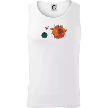 Pánské termoprádlo Kolonizace Marsu - Tílko pánské Core - L ( Bílá )