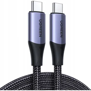 Datový kabel Kabel Ugreen USB typ C - USB typ C 1 m černý