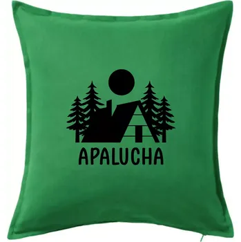 Polštář Apalucha chalupa - Polštář 50x50 - 50x50 - Pouze potah ( Středně zelená )