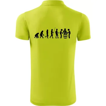 Pánská košile Evoluce sklípek - Polokošile Victory sportovní (dresovina) - XL ( Limetková )