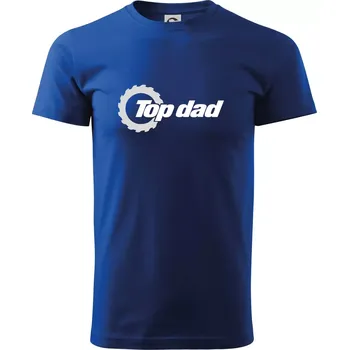 Top Dad - Triko extra velké (5-8XL) - 7XL ( Královská modrá )