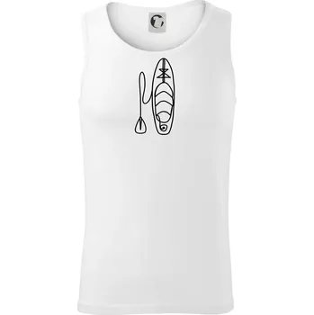 Paddleboard jedním tahem - Tílko pánské Core - 2XL ( Bílá )
