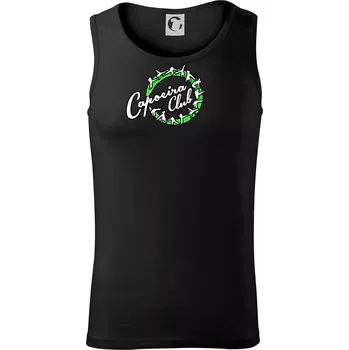 Pánské termoprádlo Capoeira club nápis - cviky v kruhu - Tílko pánské Core - L ( Černá )