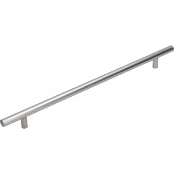 Nábytková úchytka reling stříbrná saténová 33,6 x 1,2 x 3,1 cm