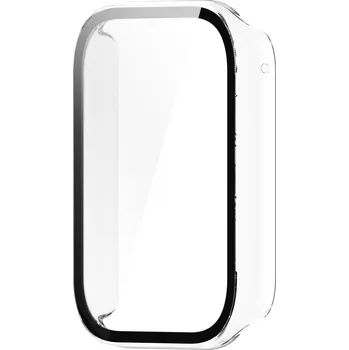 Pouzdro na mobilní telefon Pouzdro Bizon Case+Glass Watch pro Xiaomi Smart Band 8 Pro průhledné