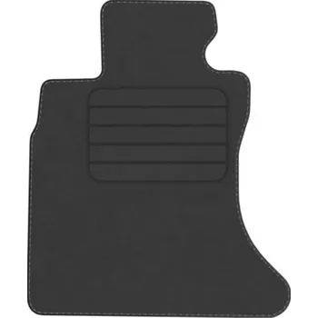 autokoberec BMW 5 F11 2010 - 2013 Touring xDrive Velurový koberec GRAFIT ŘIDIČ PREMIUM