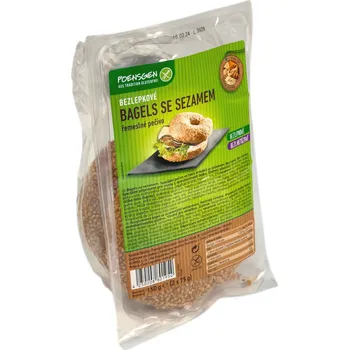 Pečivo Bagely se sezamem - bez lepku - Poensgen 2x75g