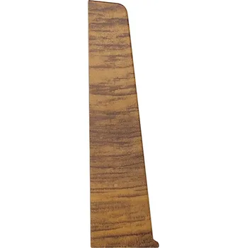 soklová lišta Levá koncovka pro PVC lištu 75 mm DUB KANTABRIJSKÝ