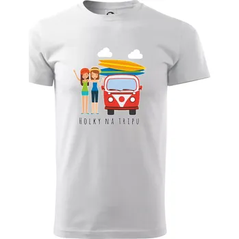 Holky na tripu - Triko extra velké (5-8XL) - 8XL ( Bílá )