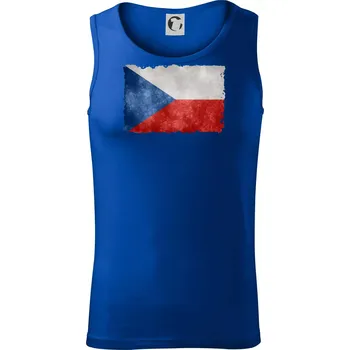 Česká vlajka stará - Tílko pánské Core - XL ( Královská modrá )